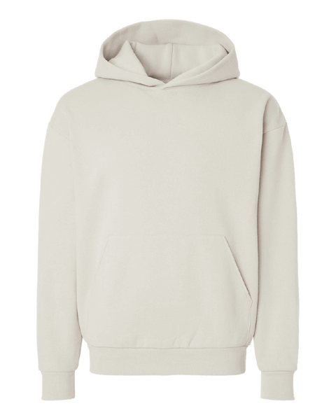 Independent Trading Co IND420XD Mainstreet Heavyweight No Drawstring Hoodie in Ivory