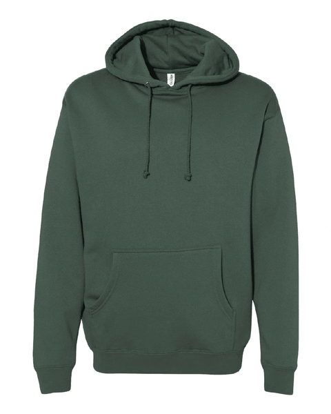 Independent Trading Co IND4000 Midweight Hoodie in Alpine Green