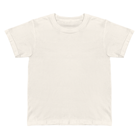 Balboa Tee, semi-cropped relaxed-fit baby tee in Oat Milk Please color