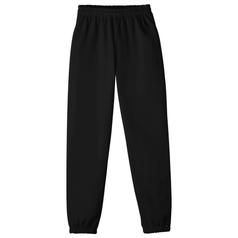 Oceanside Sweats, custom fleece jogger sweatpants in Onyx Black color