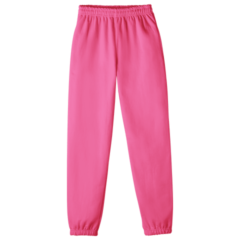 Oceanside Sweats, custom fleece jogger sweatpants in Pinki Minaj color