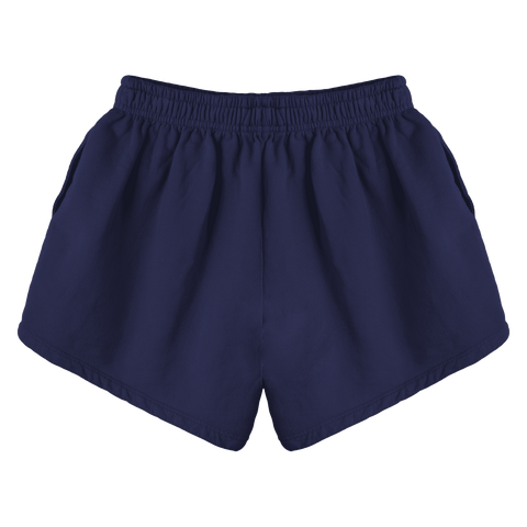 Miami Shorts, custom mid-rise fleece sweat shorts in Midnight Chic color