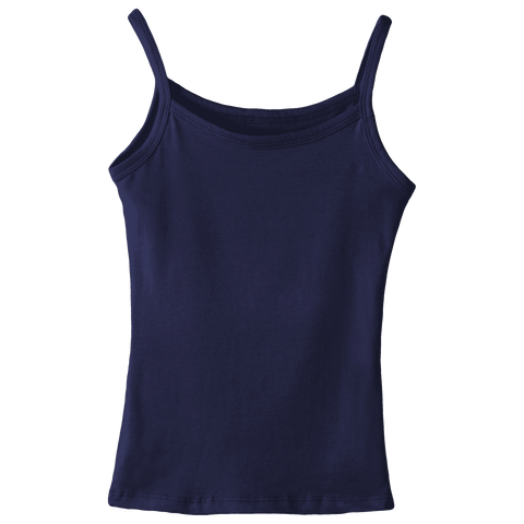 Hermosa Tank, custom full-length spaghetti strap tank top in Midnight Chic color