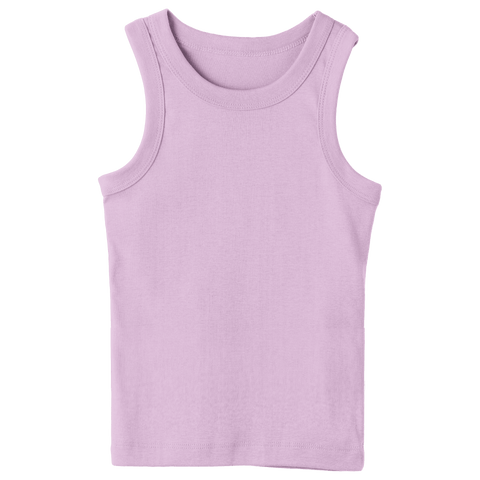 Malibu Tank, custom full-length fitted tank top with wide straps in Aphrodite Approved color