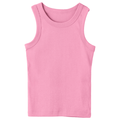 Malibu Tank, custom full-length fitted tank top with wide straps in Dream House color