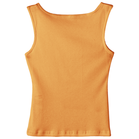 Santa Cruz Tank, custom full-length fitted tank top with boat neck in Healing Light color