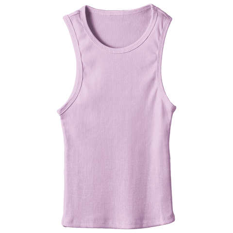 Santa Monica Tank, custom fitted full-length tank top in Aphrodite Approved color