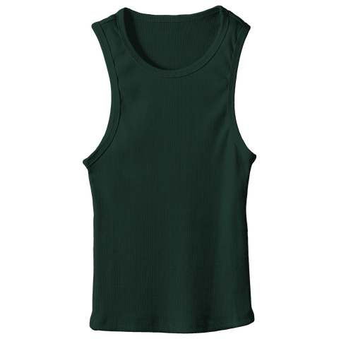 Santa Monica Tank, custom fitted full-length tank top in Camp Cutie color