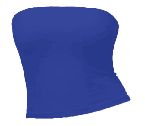 Crescent Tube Top, custom full-length strapless tube top in Lazuli Lover color