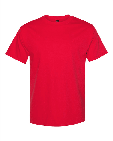 Hanes 5180 Unisex Tee in Athletic Red