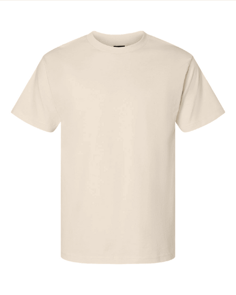 Hanes 5180 Unisex Tee in Natural