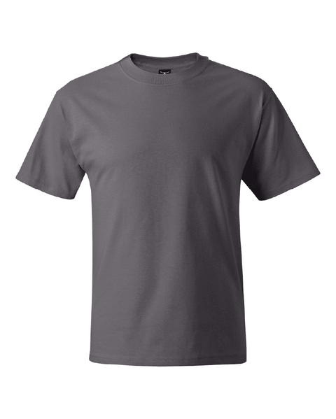 Hanes 5180 Unisex Tee in Smoke Grey