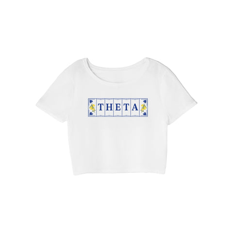 Lemon Lane Sorority Crop Tee