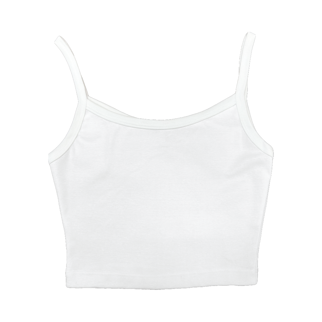 Cropped Hermosa Tank Two Tone Color (Thin Strap Tank)